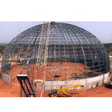 Large Span Steel Structure Space Frame Dome Coal Storage Shed Building